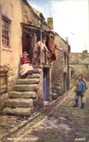 Künstler Ak Saint Ives Cambridgeshire England, The Digey