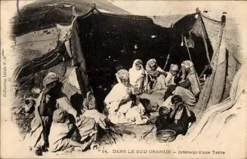 Ak Oran Algerien, Zelt, Einheimische