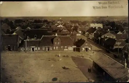 Foto Ak Võru Werro Estland, Panorama, Marktplatz