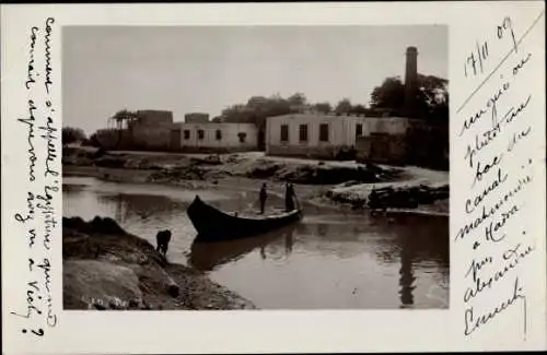 Foto Ak Alexandria Ägypten, Teilansicht, Fähre