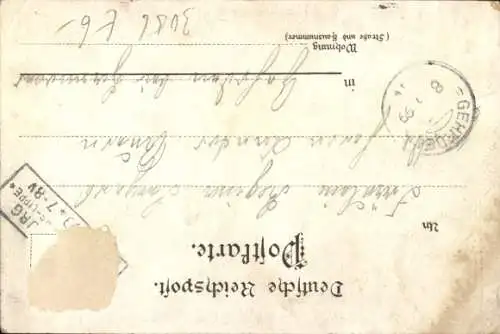 Litho Wölpinghausen in Niedersachsen, Burg Matteschlösschen