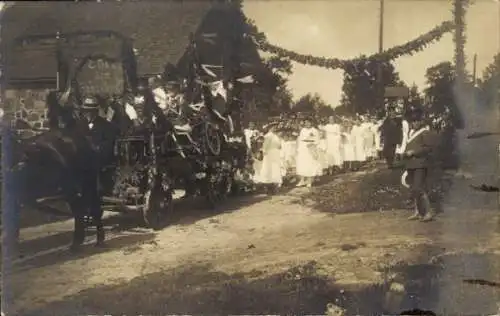 Foto Ak Wunstorf in Niedersachsen, Festzug 1927, Handwerk