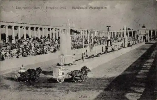 Ak Utrecht Niederlande, Lustrumsfeest 1906, römisches Wagenrennen