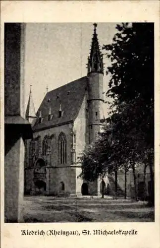 Ak Kiedrich im Rheingau Taunus, St. Michaelskapelle