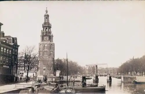 Foto Amsterdam Nordholland Niederlande, Montelbaanstoren