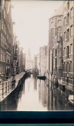 Foto Amsterdam Nordholland Niederlande, Achterburgwal