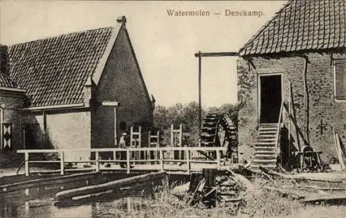 Ak Denekamp Overijssel Niederlande, Wassermühle