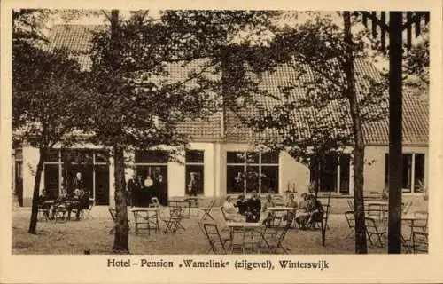 Ak Winterswijk Gelderland Niederlande, Hotel Pension Wamelink