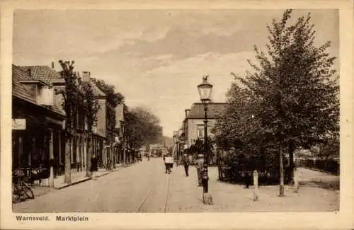 Ak Warnsveld Gelderland Niederlande, Marktplein