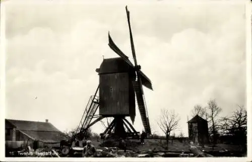 Ak Weerselo Overijssel, Twente Landschaft, Mühle