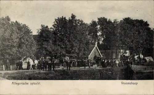 Ak Vroomshoop Twenterand Overijssel Niederlande, Allegorische Parade