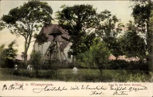 Ak Wanneperveen Overijssel, Kirche