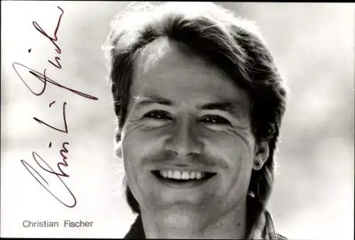 Ak Schauspieler Christian Fischer, Portrait, Autogramm