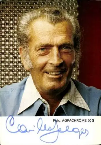 Ak Schauspieler Camillo Felgen, Portrait, Autogramm