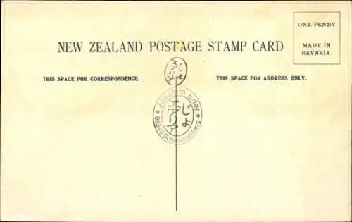 Briefmarken Ak Neuseeland, Siegel