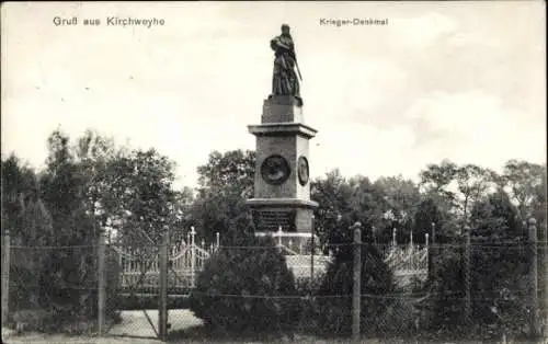 Ak Kirchweyhe Weyhe Niedersachsen, Kriegerdenkmal