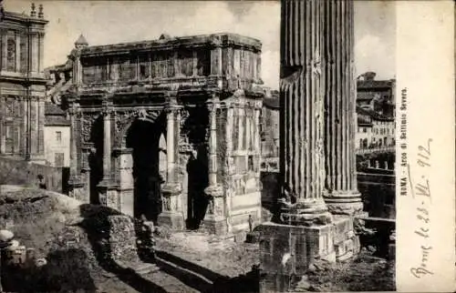 Ak Roma Rom Lazio, Arco di Settimio Severo