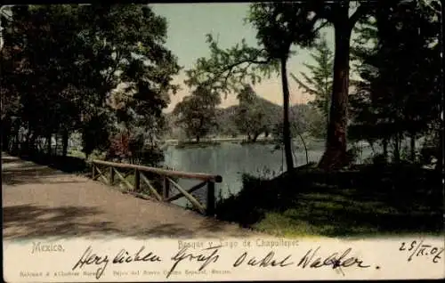 Ak Mexiko Stadt, Bosque y Lago de Chapultepec