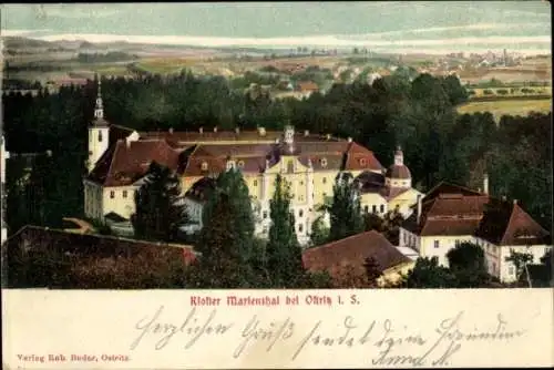 Ak Ostritz in der Oberlausitz, Kloster Sankt Marienthal