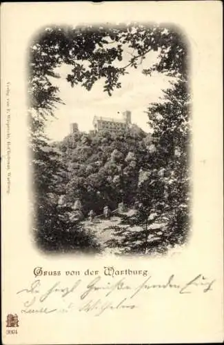 Ak Lutherstadt Eisenach in Thüringen, Wartburg