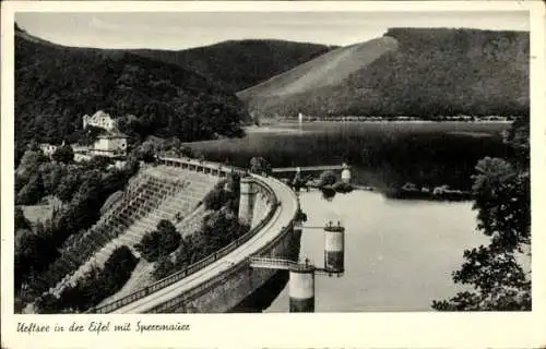 Ak Urft Kall in der Eifel, Urftsee, Sperrmauer