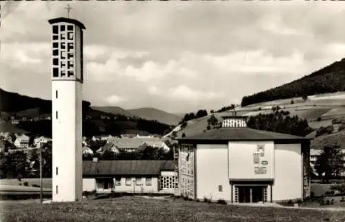 Ak Baiersbronn im Schwarzwald, Katholische Kirche Maria Königin der Apostel