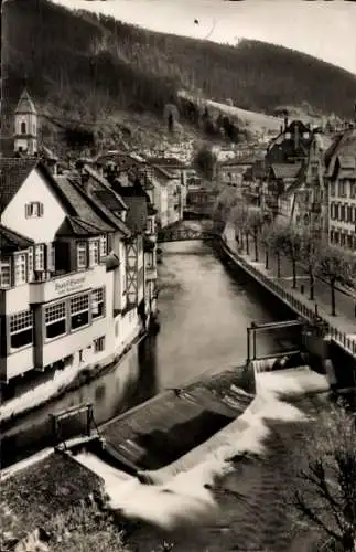 Ak Bad Wildbad im Schwarzwald, An der Enz