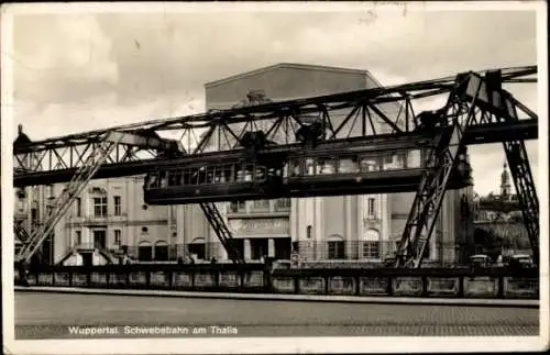 Ak Wuppertal, Thalia, Schwebebahn