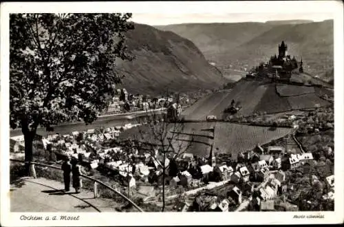 Ak Cochem an der Mosel, Panorama, Reichsburg