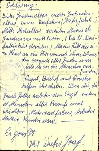 Ak Barweiler in der Eifel, Wallfahrtskirche, Chorraum