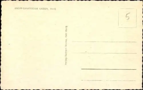 Ak Bad Iburg in Niedersachsen, Kneipp Sanatorium Kassen