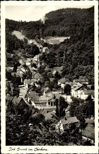 Ak Bad Grund im Harz, Gesamtansicht, Iberger Kaffeehaus