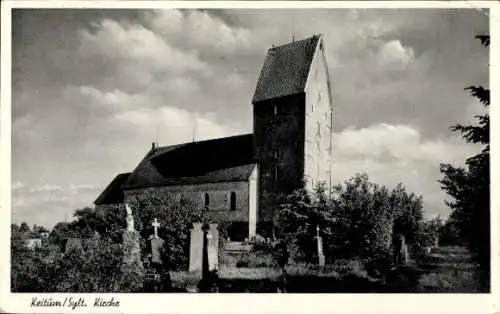 Ak Keitum auf Sylt, Kirche