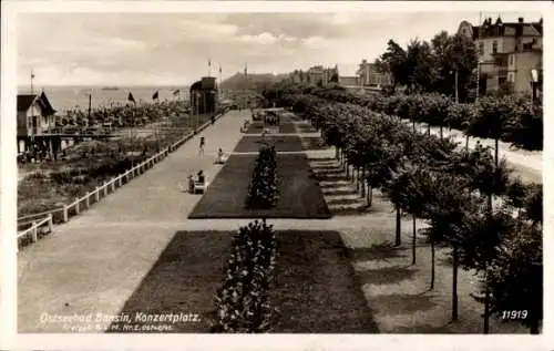 Ak Ostseebad Bansin Heringsdorf auf Usedom, Konzertplatz