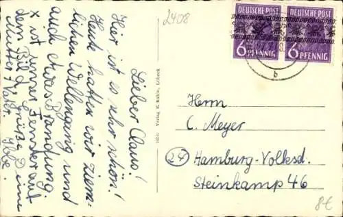 Ak Ostseebad Niendorf Timmendorfer Strand, Strandpromenade