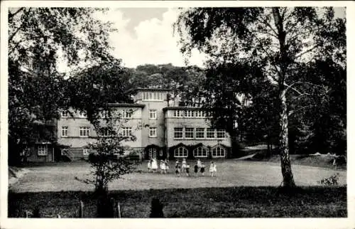 Ak Sandkrug Hatten in Oldenburg, Kinderkurheim Streek mit Kindern