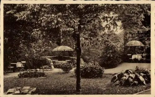 Ak Etzhorn Oldenburg in Oldenburg, Etzhorner Krug, Garten