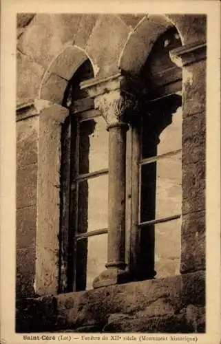 Ak Saint Céré Lot, Fenster