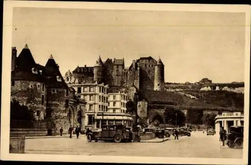 Ak Dieppe Seine Maritime, Les Tourelles, Vieux Chateau