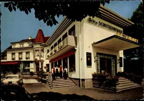 Ak Strasbourg Straßburg Elsass Bas Rhin, Robensau, Restaurant Illbourg, Fuchs am Buckel