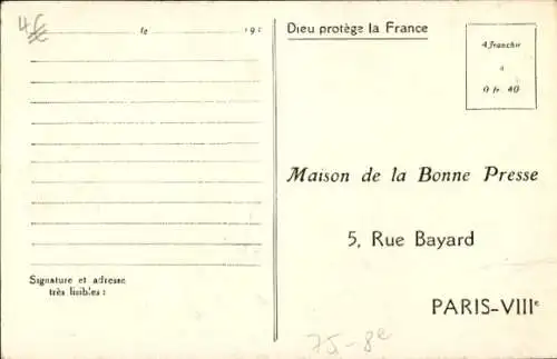 Ak Paris VIIIe Élysée, Haus der guten Presse