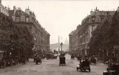 Ak Paris VIIIe Élysée, Rue Royale