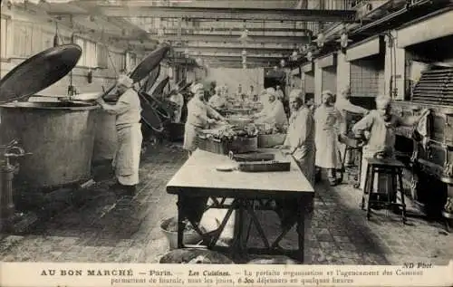 Ak Paris, Au Bon Marché, Les Cuisines
