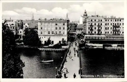 Ak Kaliningrad Königsberg Ostpreußen, Schlossteichbrücke