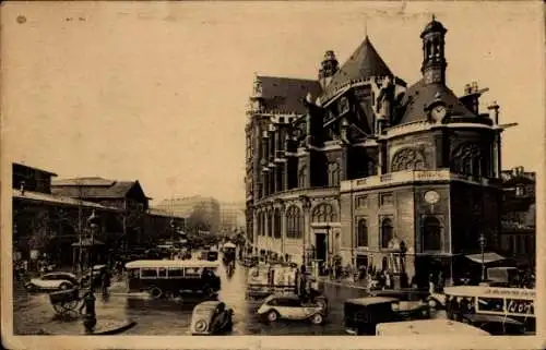 Ak Paris I, Kirche Saint Eustache, Halles