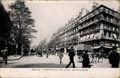 Ak Paris I Louvre, Ejul, Poissonnière