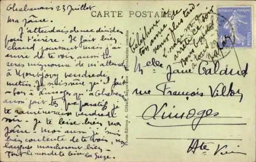 Ak Chabanais Charente, Quartier St-Sébastien