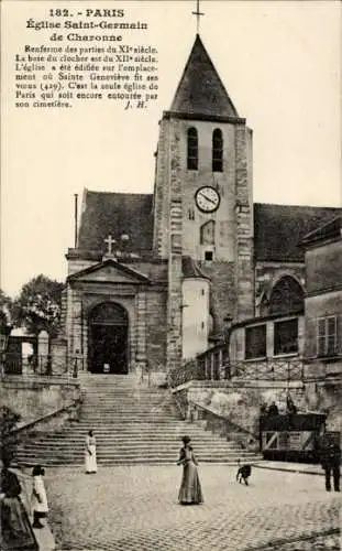 Ak Paris XX, Kirche Saint-Germain de Charonne