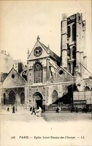 Ak Paris III, Kirche Saint-Nicolas-des-Champs