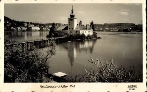 Ak Ort Orth Gmunden am Traunsee Oberösterreich, Schloss Ort